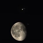 Сегодня ночью можно наблюдать тесное сближение Луны и Сатурна🌖